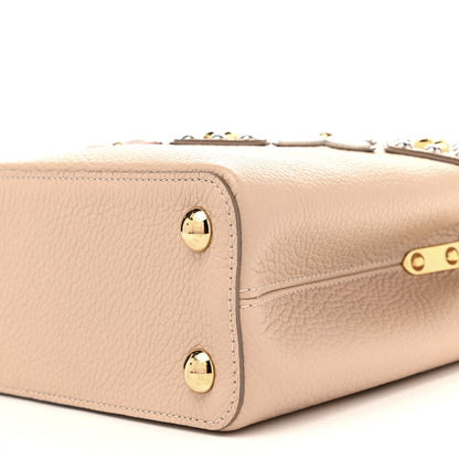 Louis Vuitton Taurillon Mechanical Flowers Smile Capucines BB Beige 8 of 8