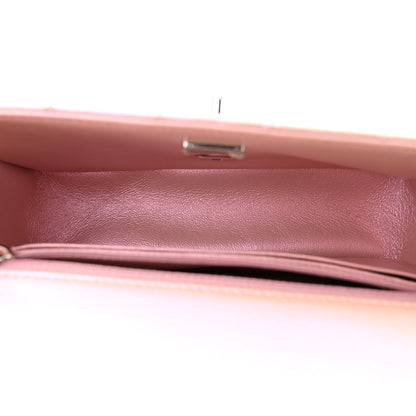 Chanel Iridescent Calfskin Quilted Mini Rectangular Flap Pink 5 of 12