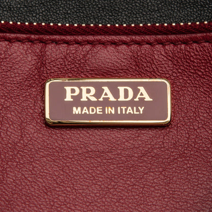 Prada Saffiano Flap Wallet Nero Black 6 of 7