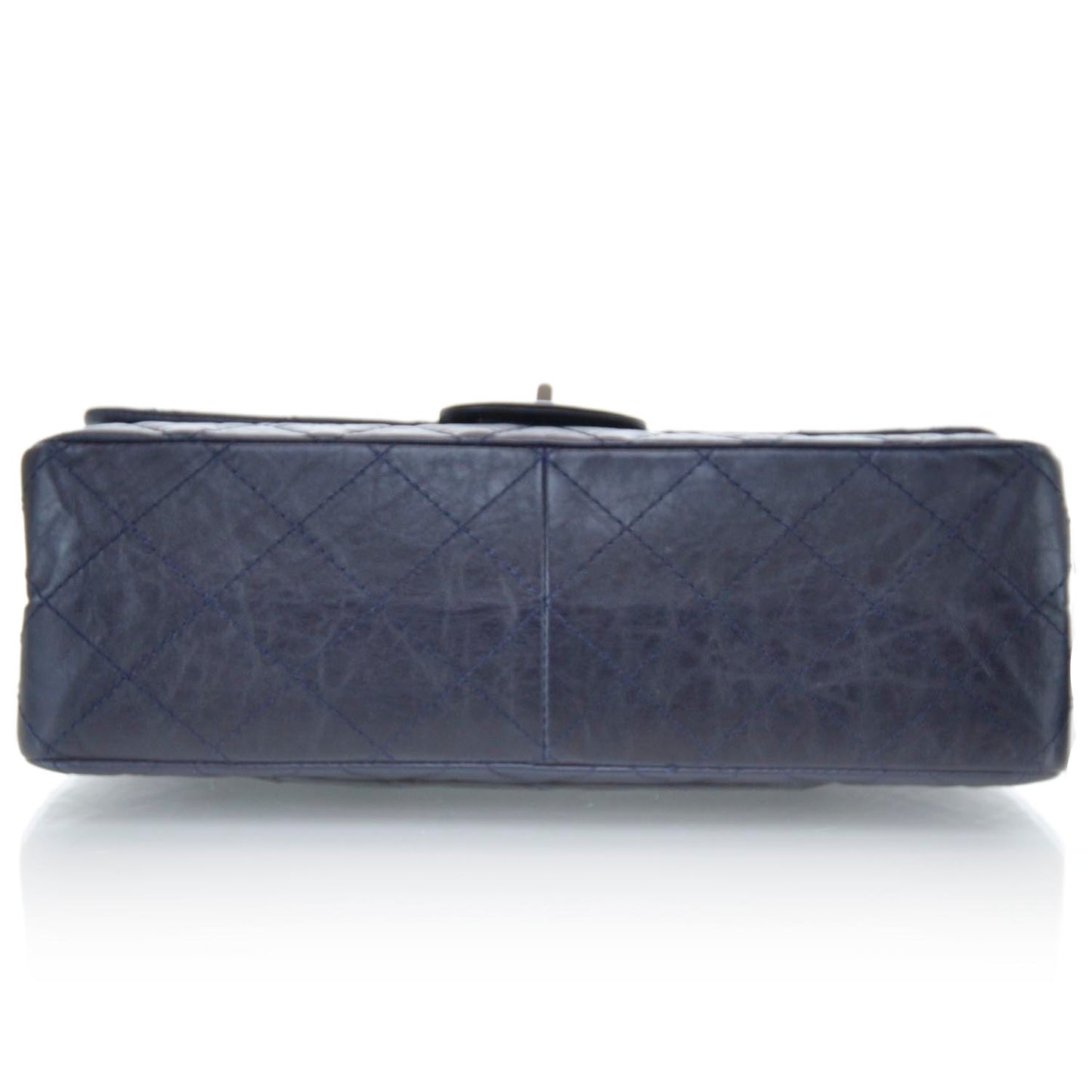 Aged Calfskin 2.55 Reissue 227 Flap Navy