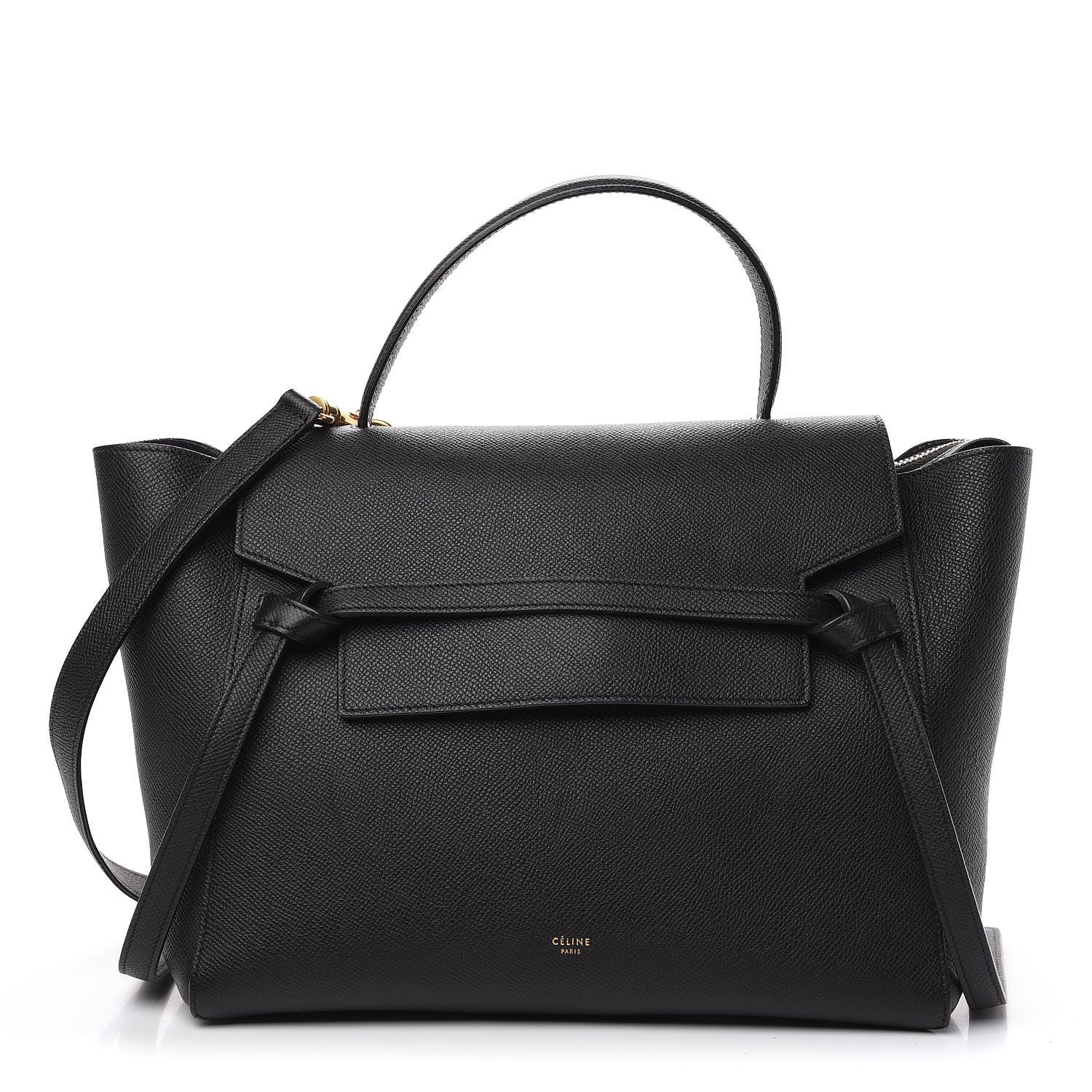 Celine Grained Calfskin Mini Belt Bag Black 1 of 12
