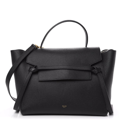 Celine Grained Calfskin Mini Belt Bag Black 1 of 12