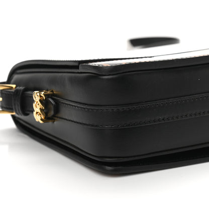 Burberry Calfskin Leopard Small Grace Bag Black 7 of 10