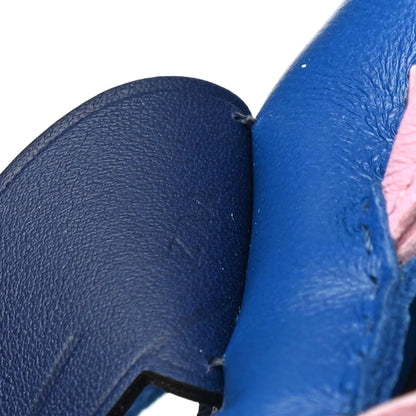 Hermes Milo Lambskin Grigri Rodeo Pegase Horse Bag Charm PM Bleu France Mauve Sylvestre Bleu Saphir 4 of 4