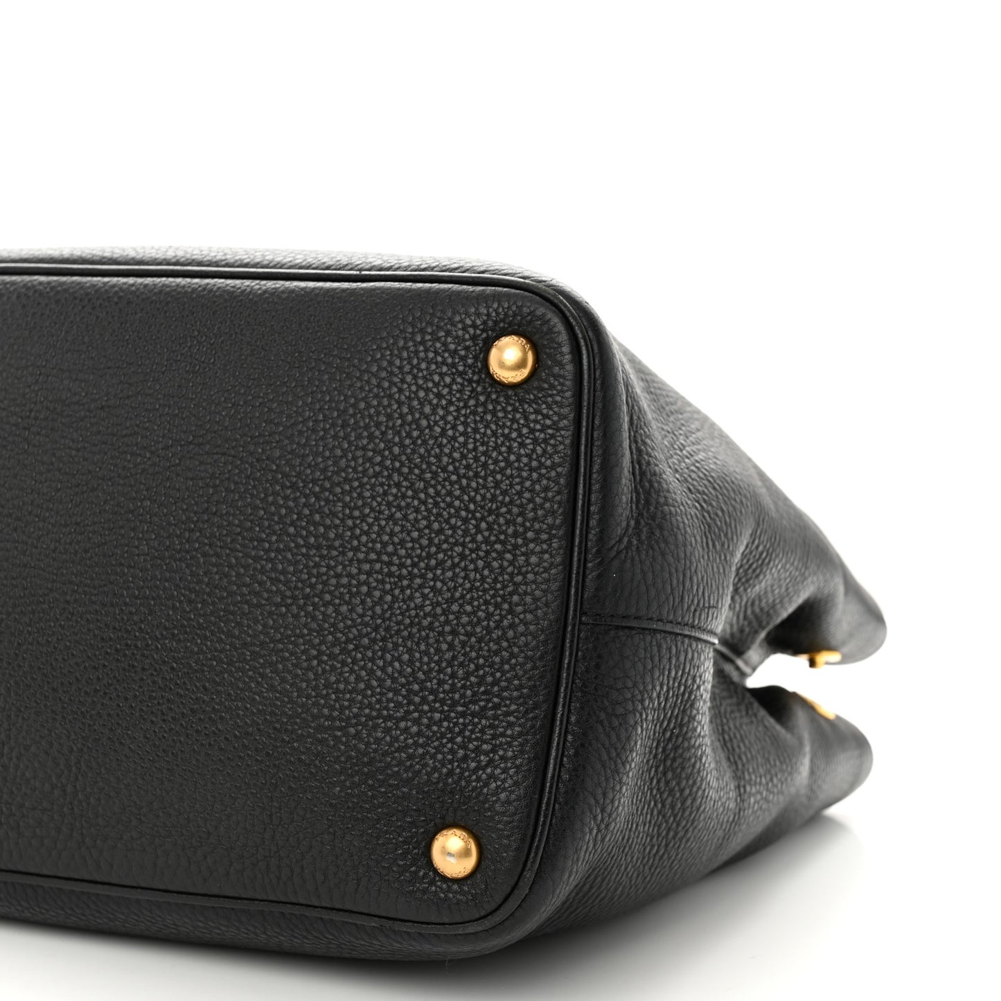 Vitello Daino Tote Black