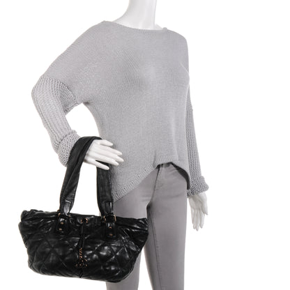 Chanel Lambskin Cloudy Bundle Tote Black 2 of 8