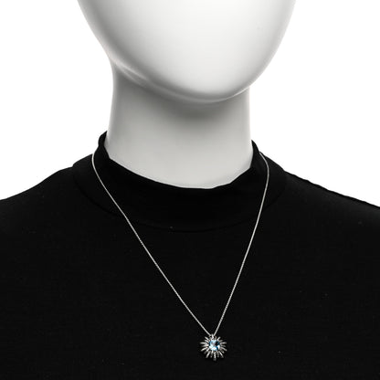 David Yurman DAVID YURMAN Sterling Silver Blue Topaz Starburst Pendant Necklace 2 of 4