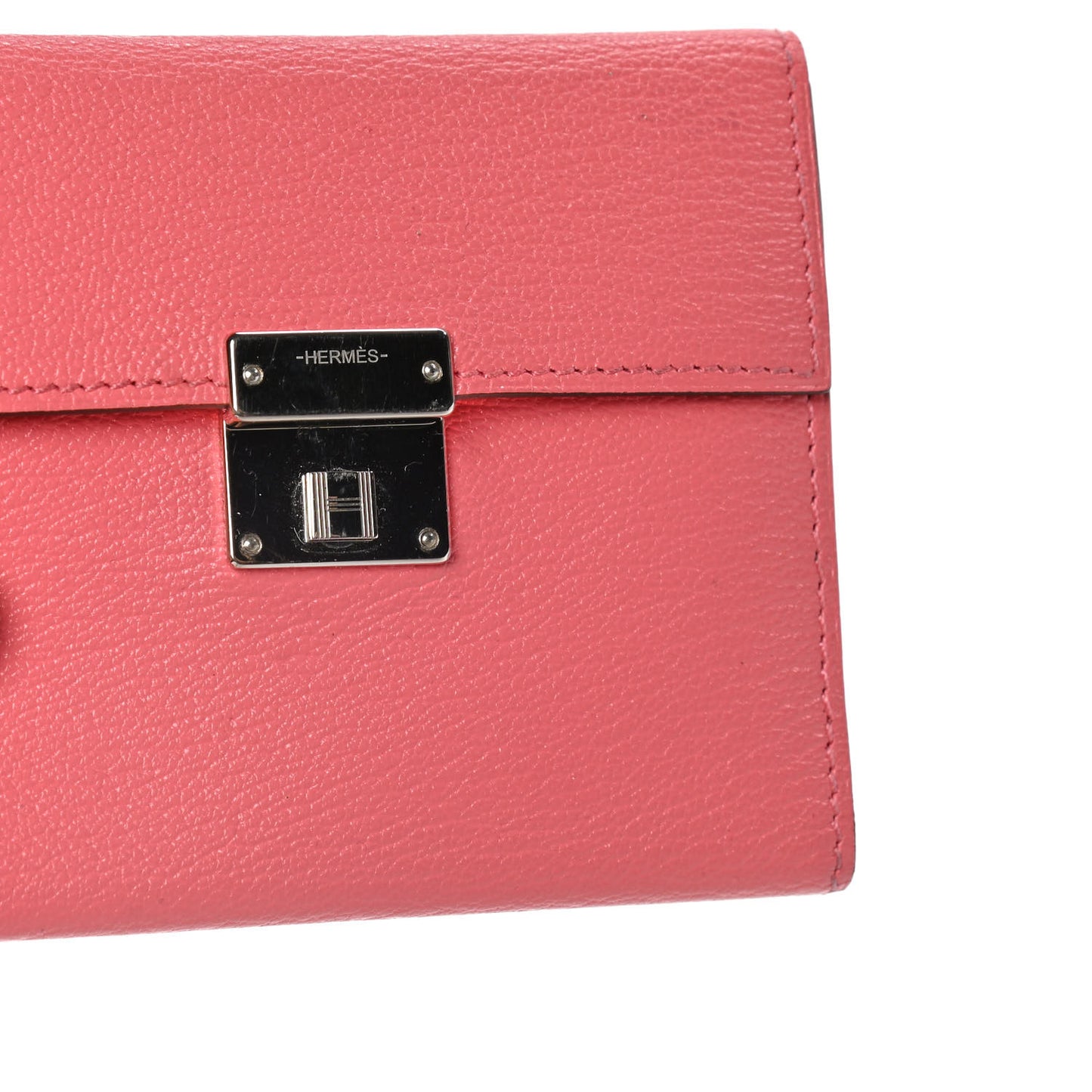 Chevre Mysore Mini Clic Card Holder Rose D'Ete