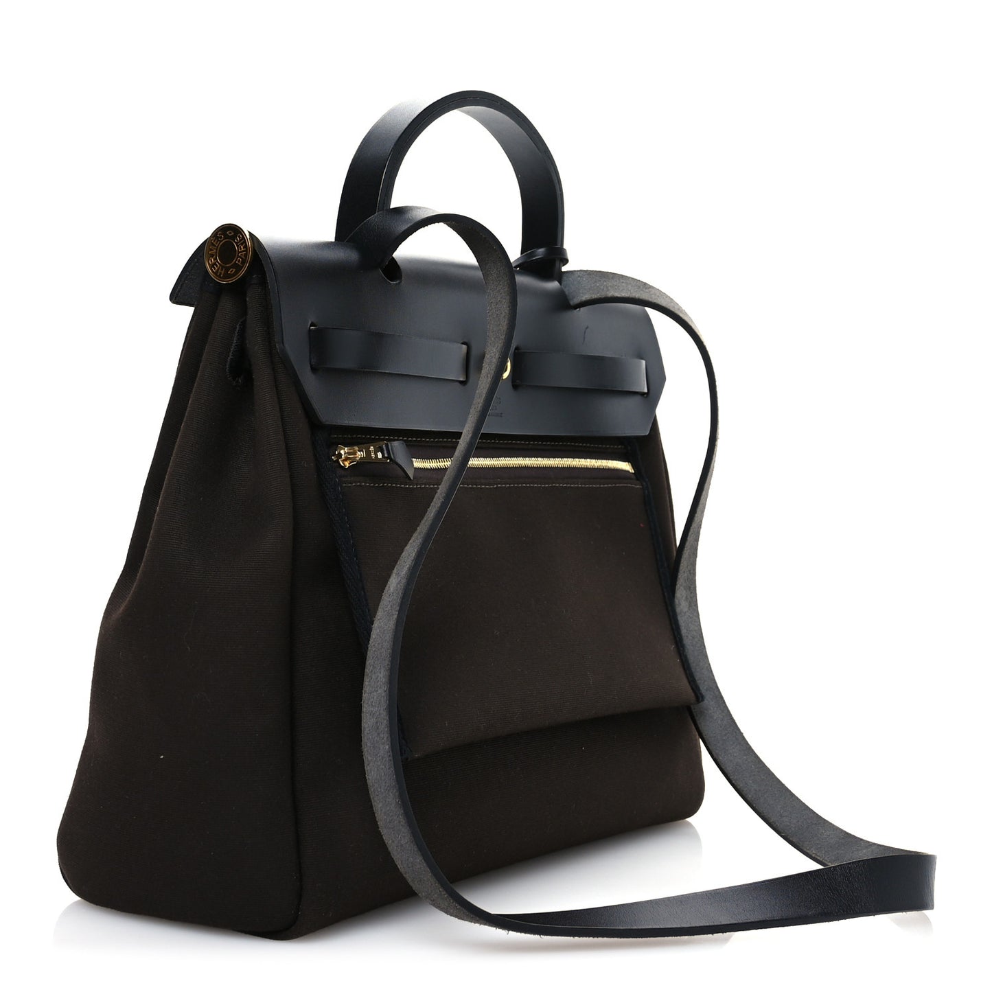 Military Toile Vache Hunter Herbag Zip Retourne 31 PM Black Ebene