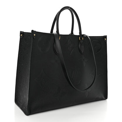 Louis Vuitton Empreinte Monogram Giant Onthego GM Black 3 of 9