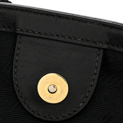 Prada Tessuto Nylon Soft Calf Tote Black 13 of 16