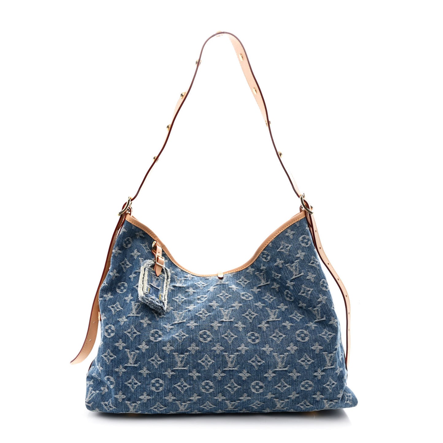 Monogram Denim CarryAll MM Blue