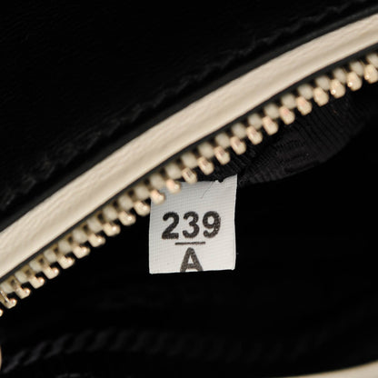 Prada Soft Calf Studded Bucket Bag Bianco 8 of 8