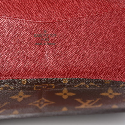 Louis Vuitton Monogram Josephine Wallet Red 10 of 13