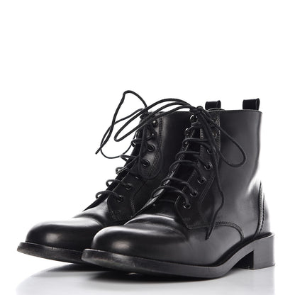 Saint Laurent Smooth Calfskin Ankle Boots 37 Black 3 of 10