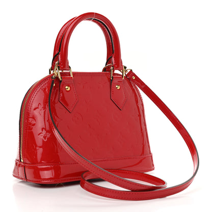 Louis Vuitton Vernis Alma BB Cherry 3 of 9