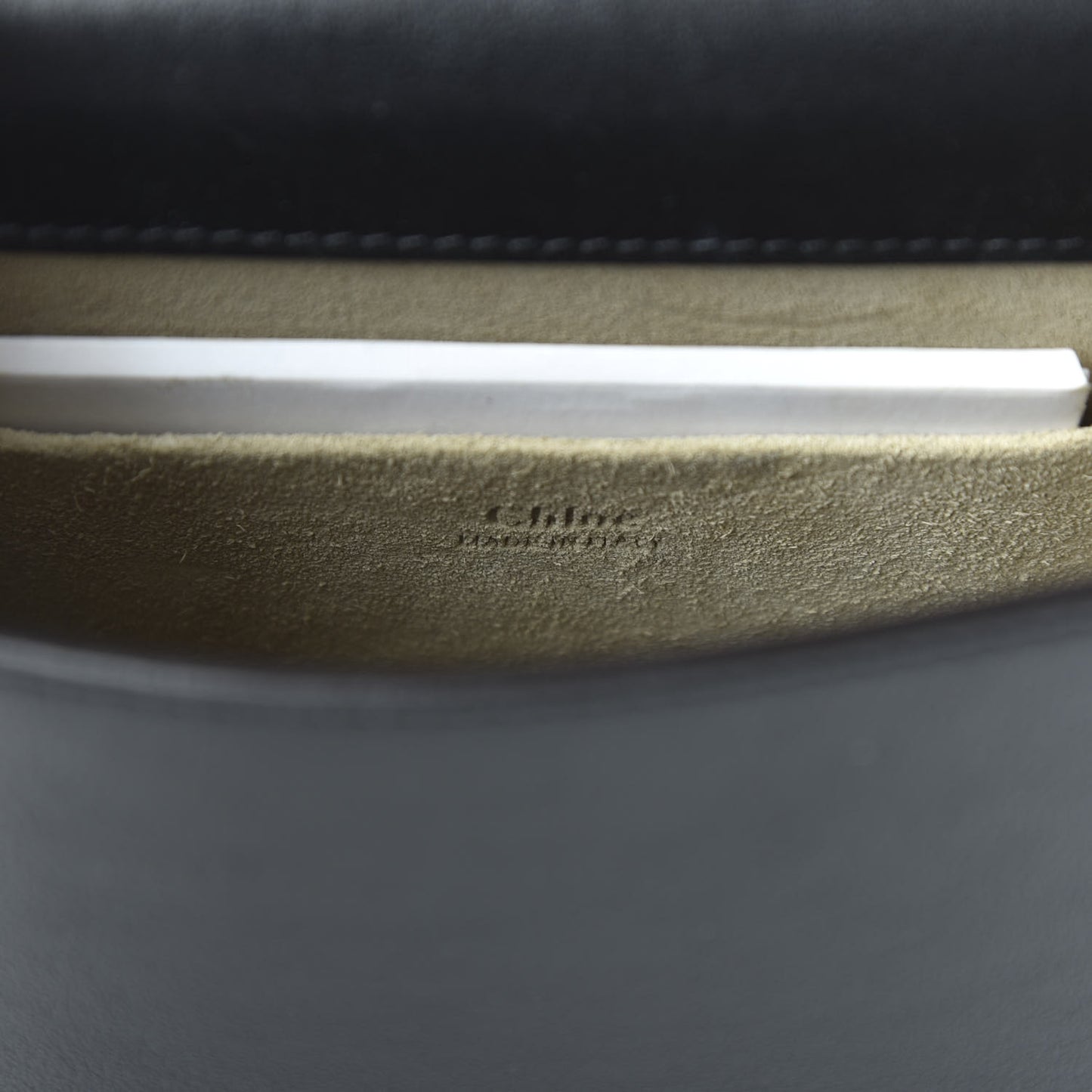 Calfskin Small Nile Bracelet Bag Black