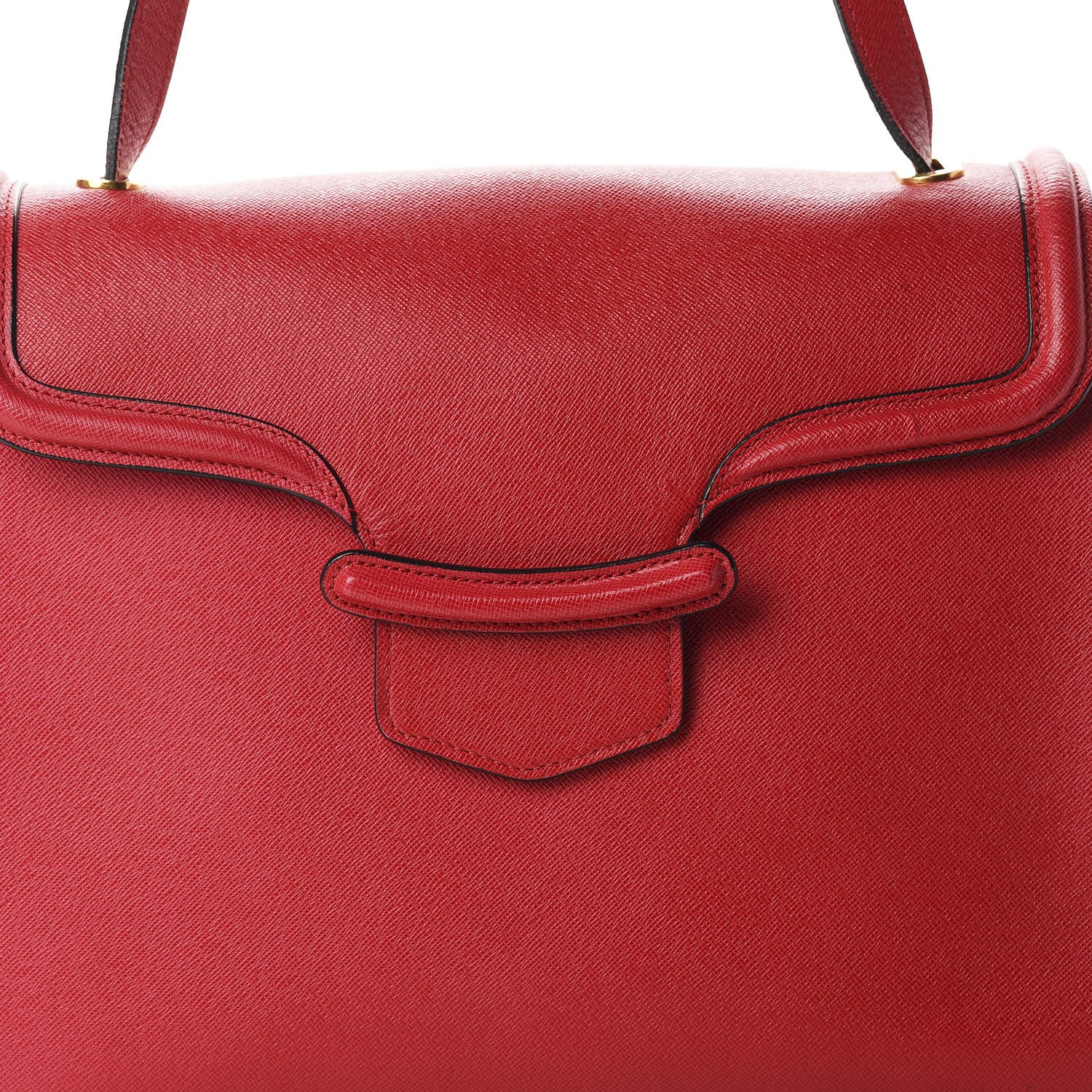 Alexander McQueen Grained Calfskin Heroine Shoulder Bag Red 12 of 12