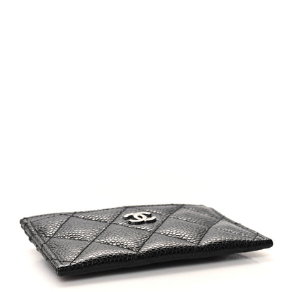 Chanel Caviar Quilted Card Holder Black 4 of 9
