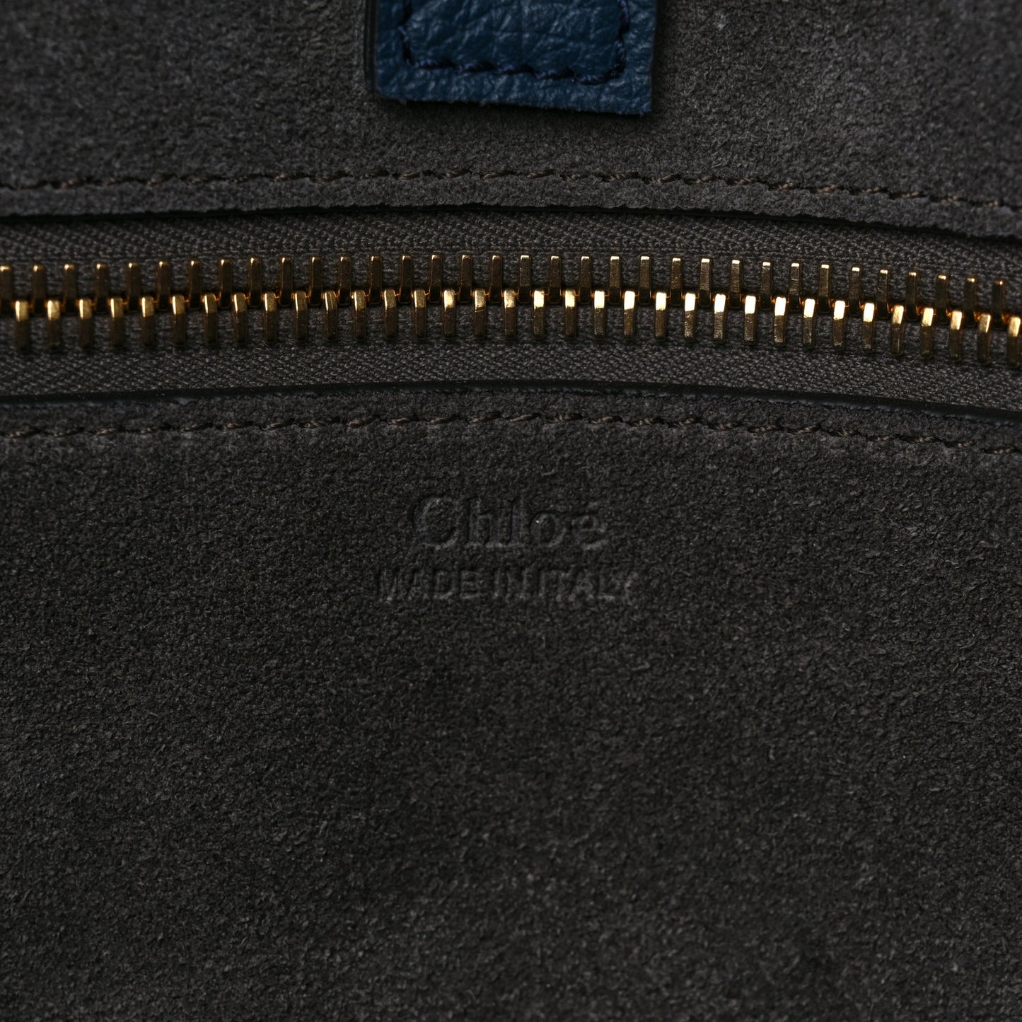 Grained Calfskin Marcie Hobo Tote Navy