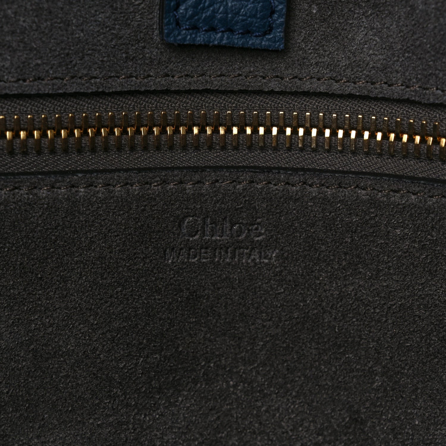 Chloe Grained Calfskin Marcie Hobo Tote Navy 6 of 9