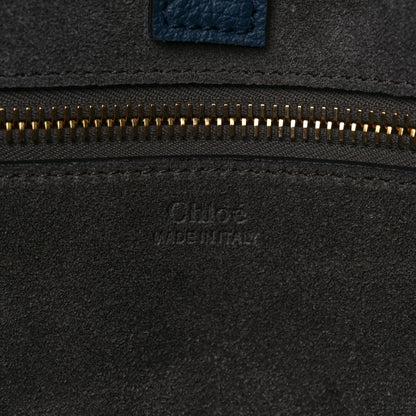 Chloe Grained Calfskin Marcie Hobo Tote Navy 6 of 9