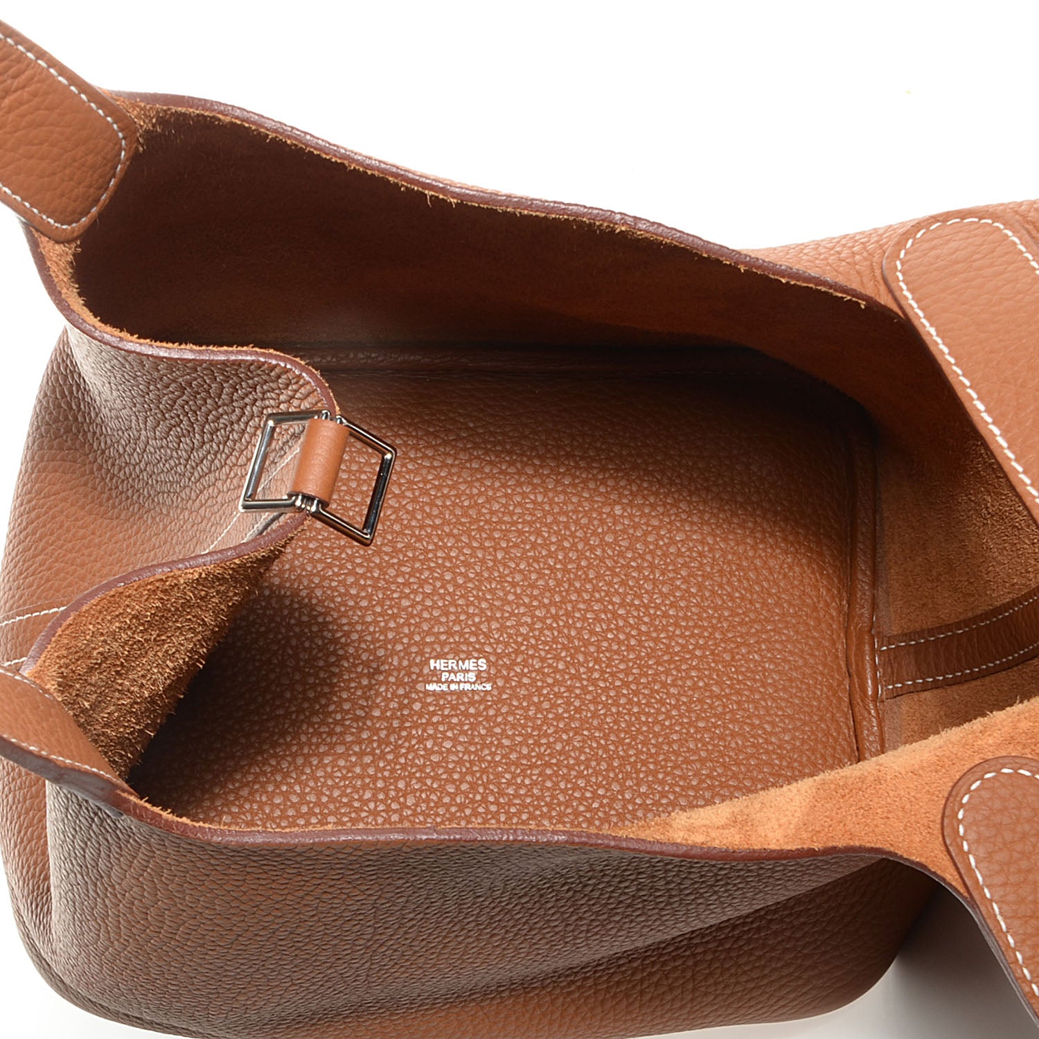 Hermes Taurillon Clemence Picotin Lock 18 PM Gold 7 of 11