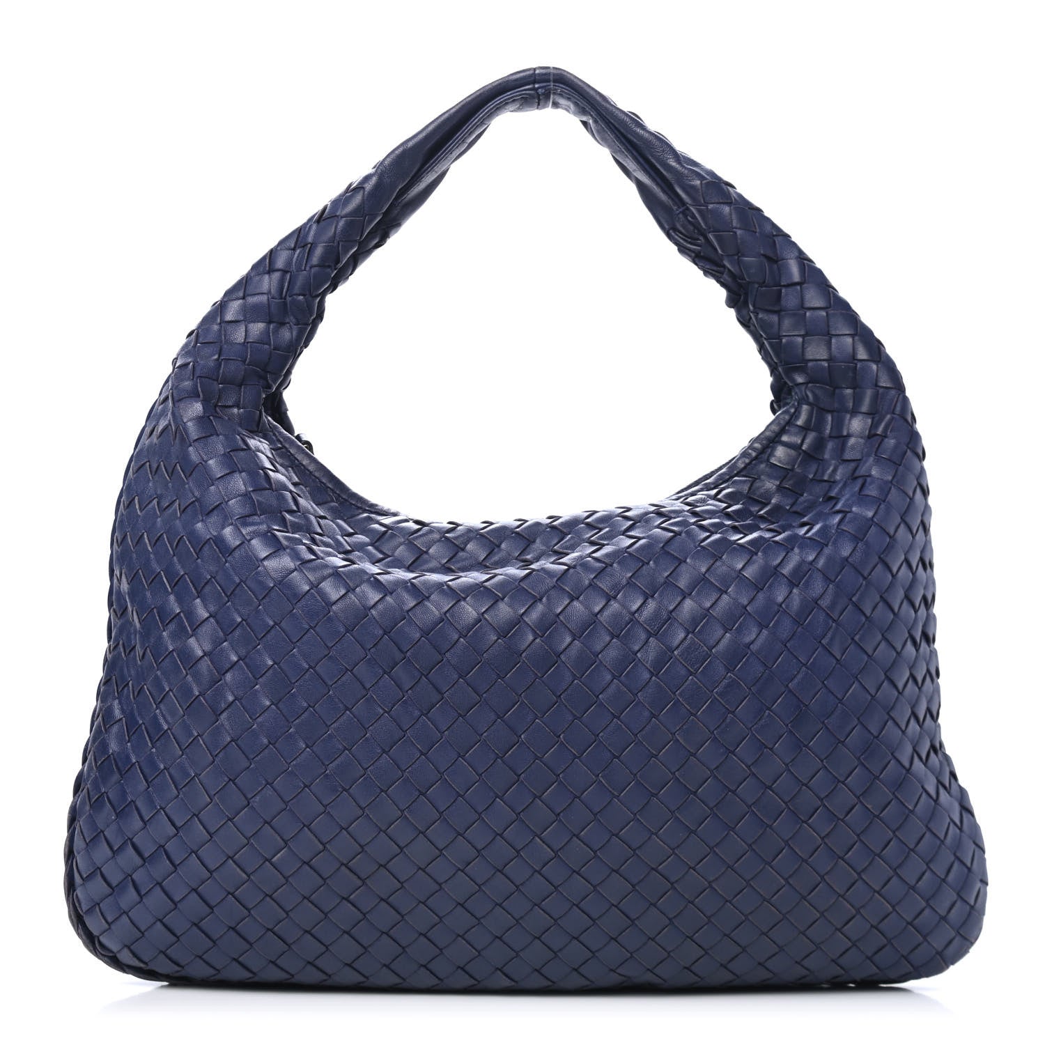 Bottega Veneta Nappa Intrecciato Medium Veneta Hobo Sapphire 1 of 4