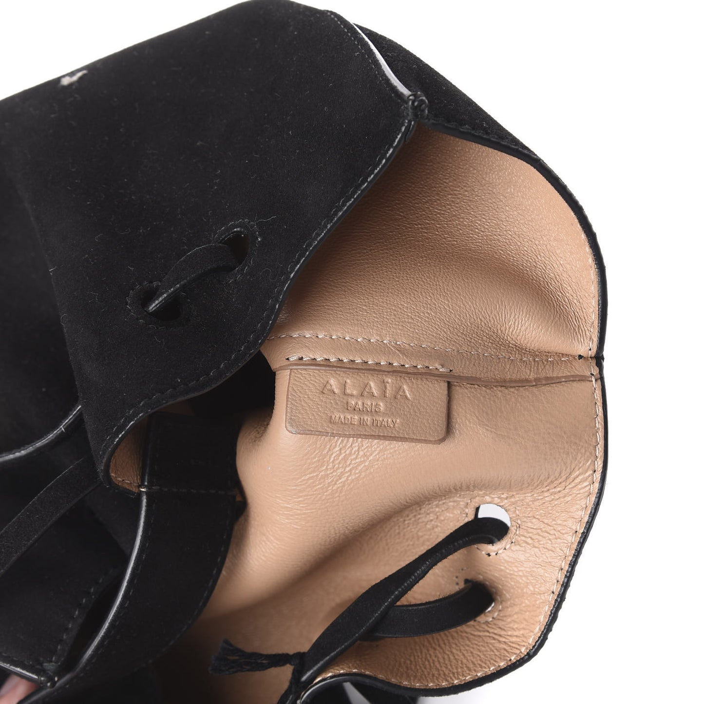 Suede Petal Embellished Rose-Marie 19 Bag Black