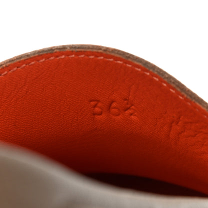 Hermes Epsom Womens Irving Loafer 36.5 Etoupe 8 of 9