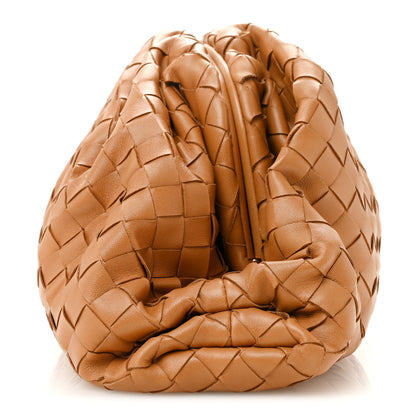 Bottega Veneta Nappa Maxi Intrecciato The Pouch Oversized Clutch Caramel 9 of 11