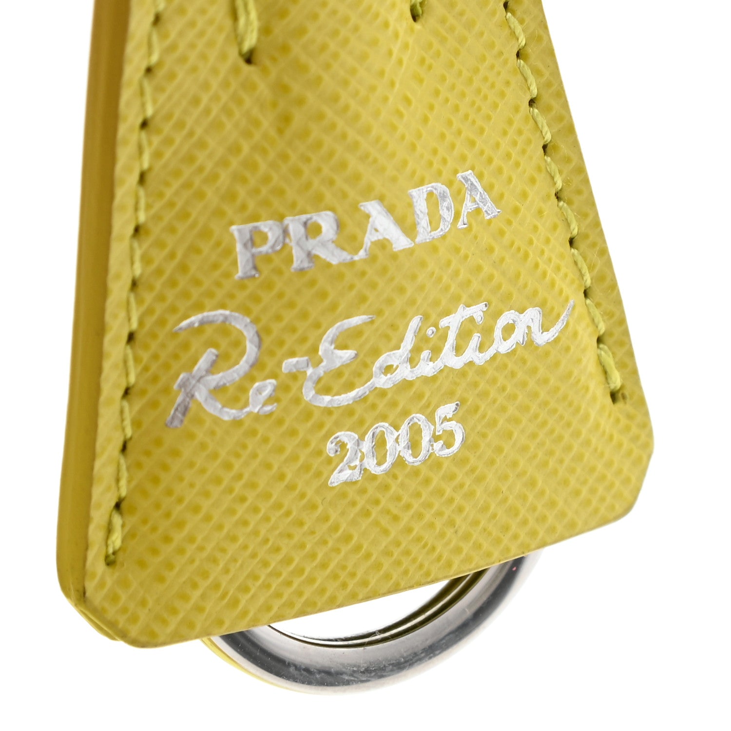 Prada Nylon Saffiano Re-Edition 2005 Shoulder Bag Ananas 7 of 14