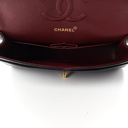 Chanel Lambskin Quilted Medium Double Flap Black 5 of 17