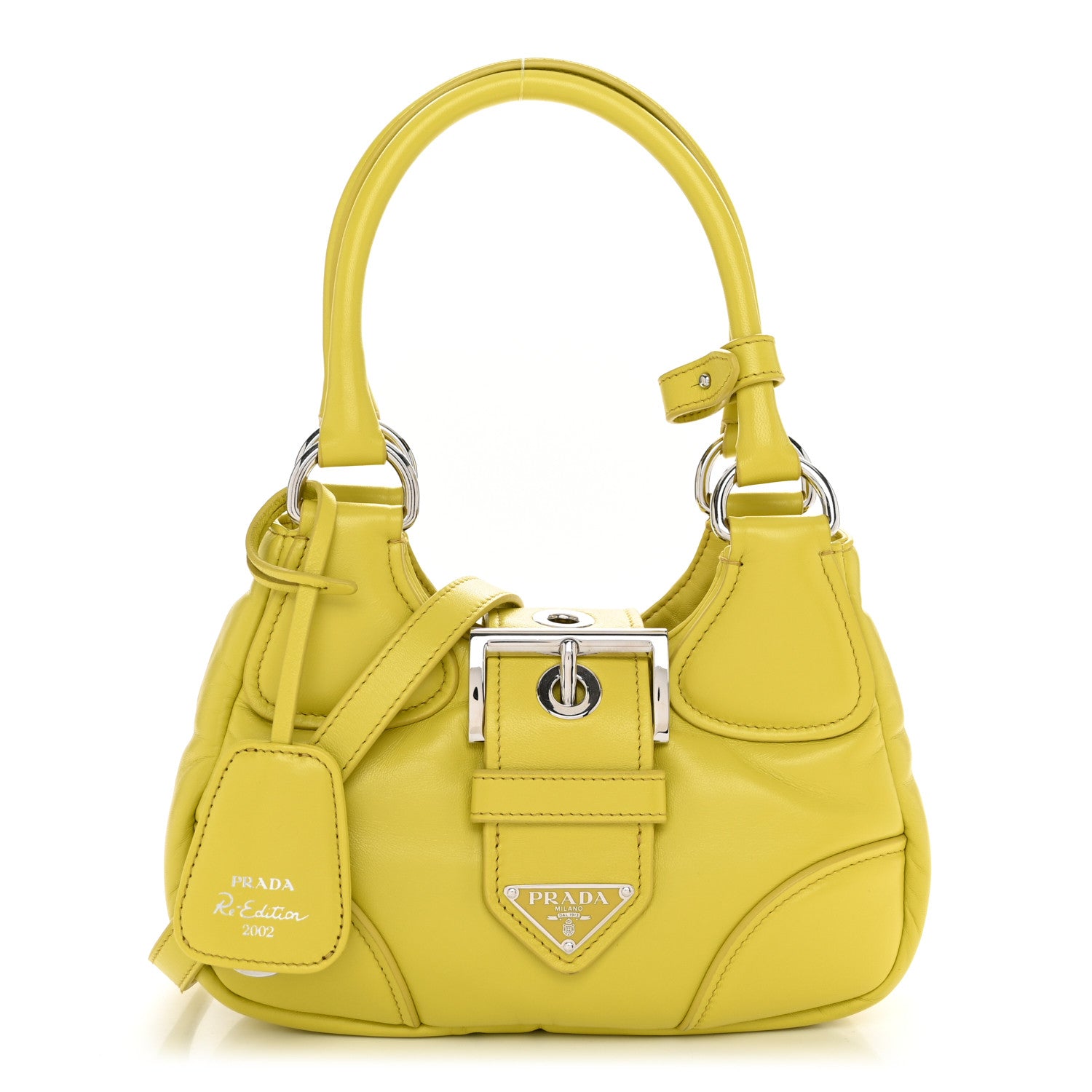 Prada Nappa Soft Padded Re-Edition 2002 Moon Bag Cedro 1 of 10