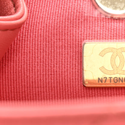 Chanel Lambskin Quilted Small Duma Drawstring Backpack Pink 7 of 11