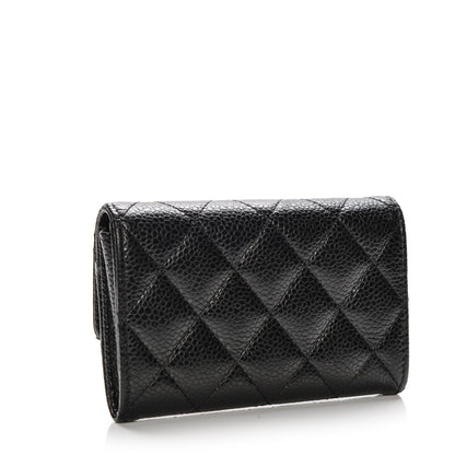Chanel Caviar Quilted Flap Card Holder Black 3 of 7