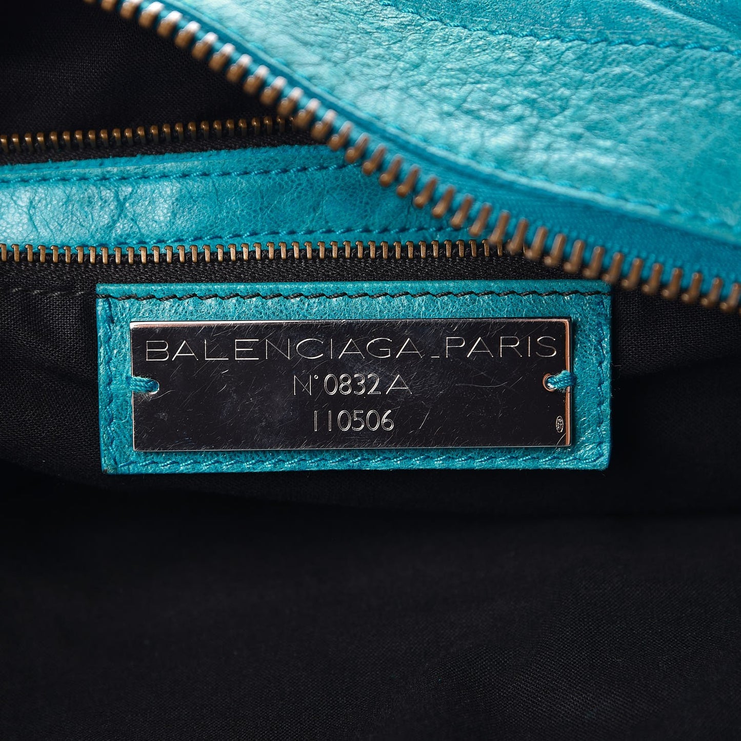 Agneau Classic Hardware Weekender Turquoise