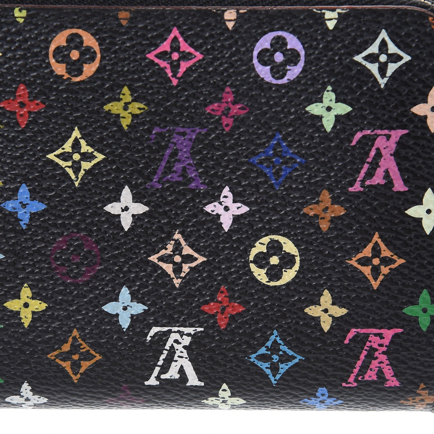Louis Vuitton Monogram Multicolor Zippy Coin Purse Black Grenade 8 of 10