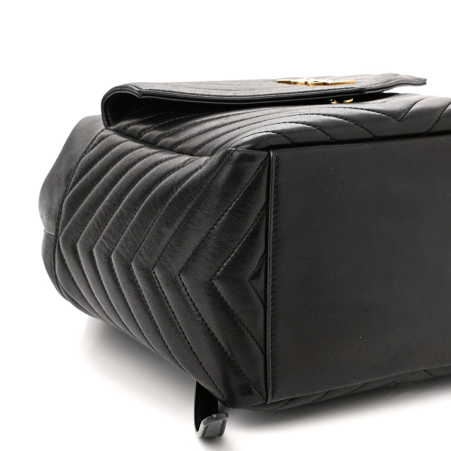 Lambskin Matelasse Monogram Joe Backpack Black