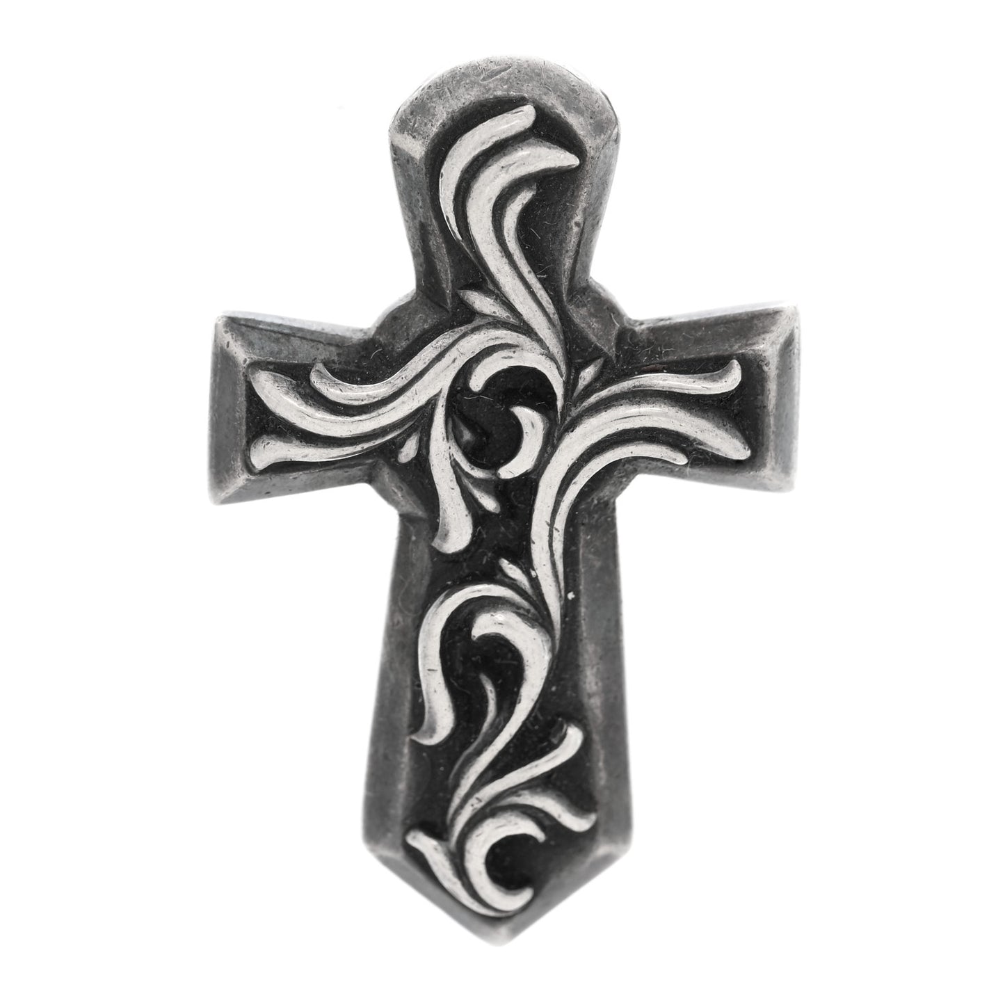 Sterling Silver Vulcan Cross Pendant