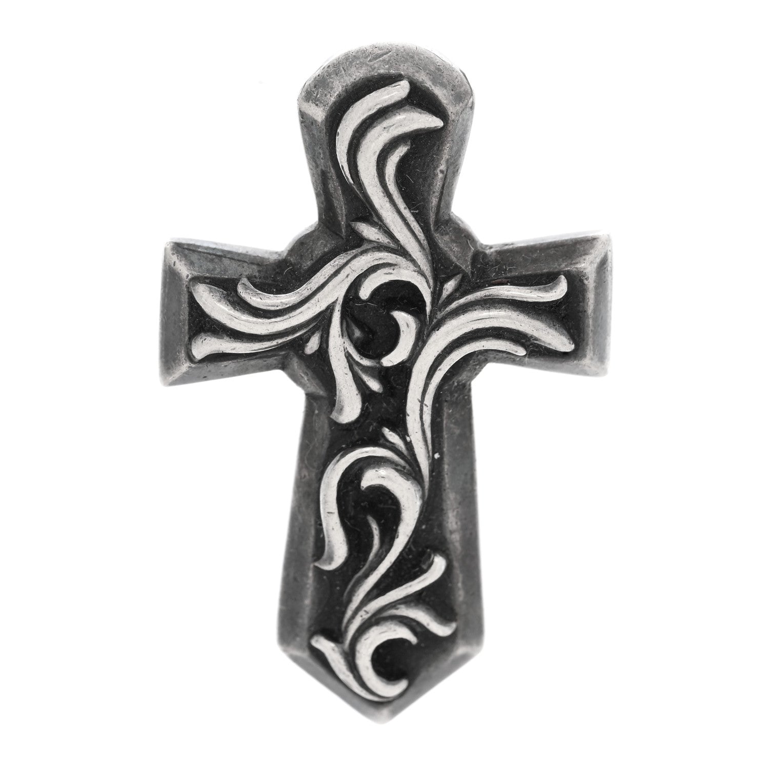 Chrome Hearts Sterling Silver Vulcan Cross Pendant 1 of 3