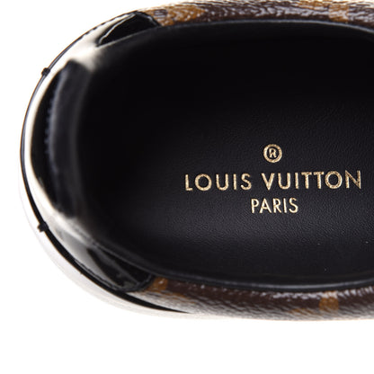 Louis Vuitton Patent Monogram Frontrow Sneakers 37 8 of 12
