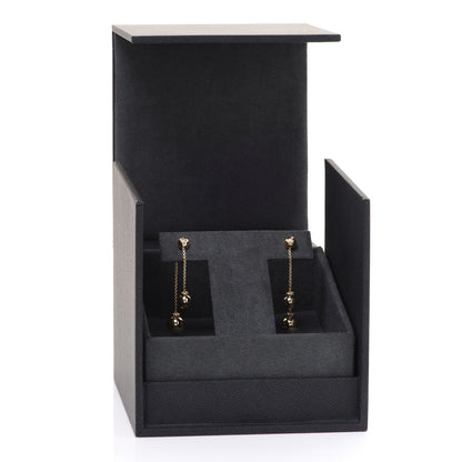 David Yurman 18K Yellow Gold Diamond Solari Chain Drop Earrings 5 of 5