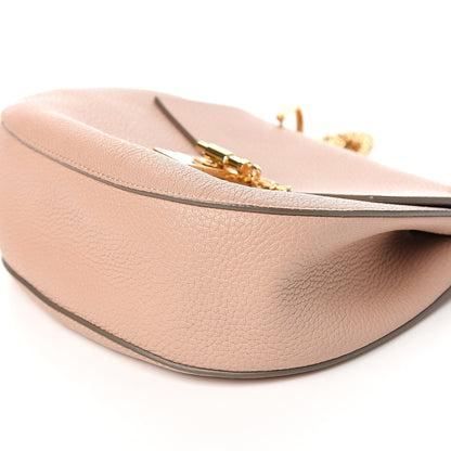 Chloe Grained Lambskin Drew Shoulder Bag Cement Pink 9 of 10