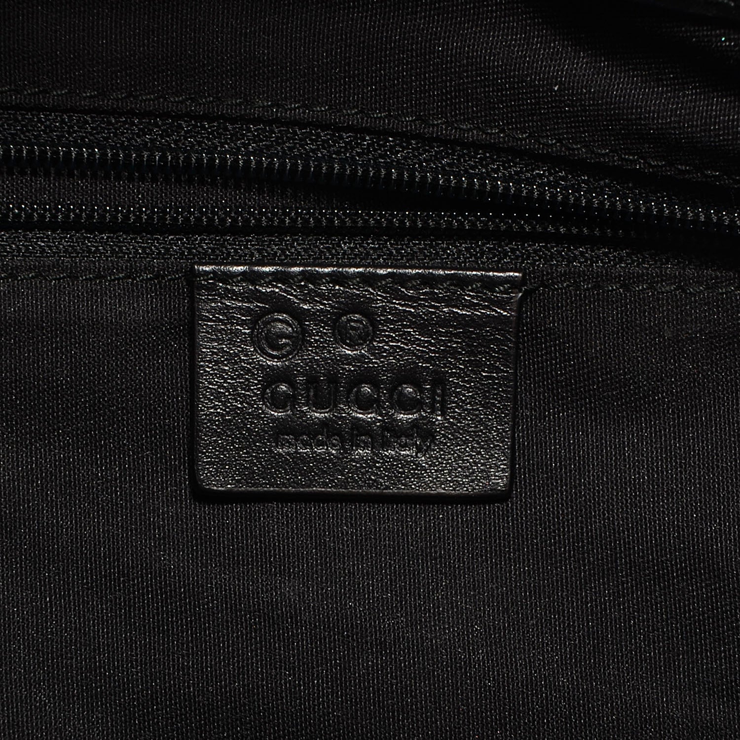 Gucci Crystal Monogram Half Moon Hobo Black 6 of 7