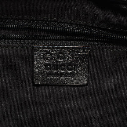 Gucci Crystal Monogram Half Moon Hobo Black 6 of 7