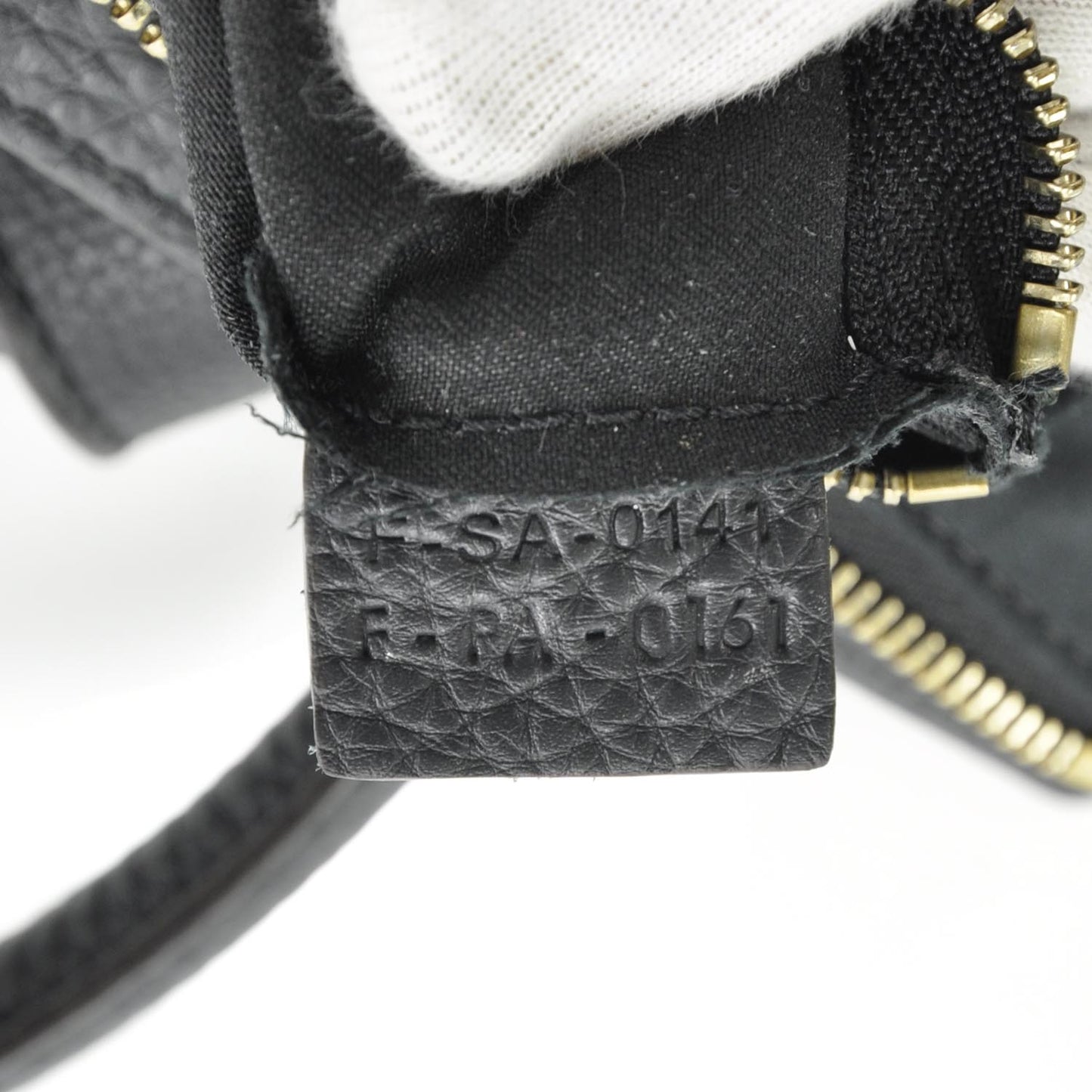 Pebbled Leather Mini Luggage Bag Anthracite