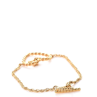 Louis Vuitton LV Fleur Heart Toggle Bracelet Gold 3 of 7