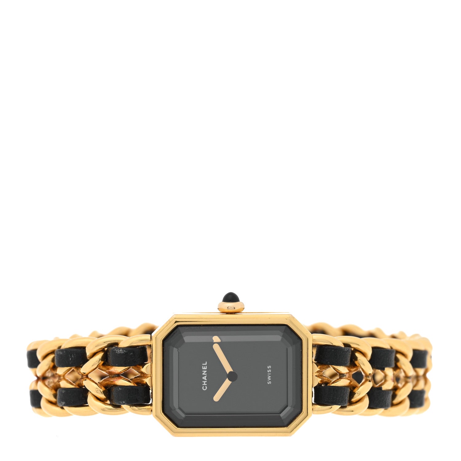 Chanel Stainless Steel Lambskin 20mm Chain Premiere Quartz Watch