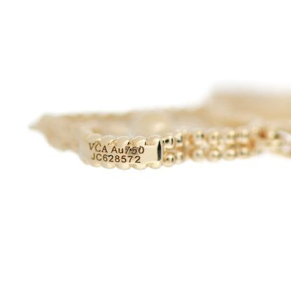 Van Cleef & Arpels 18K Yellow Gold 5 Motifs Vintage Alhambra Bracelet 4 of 5